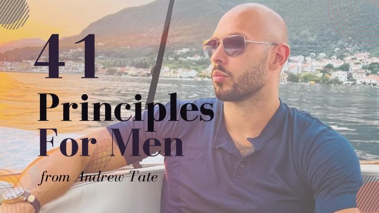 41 Principles For Men from Andrew Tate